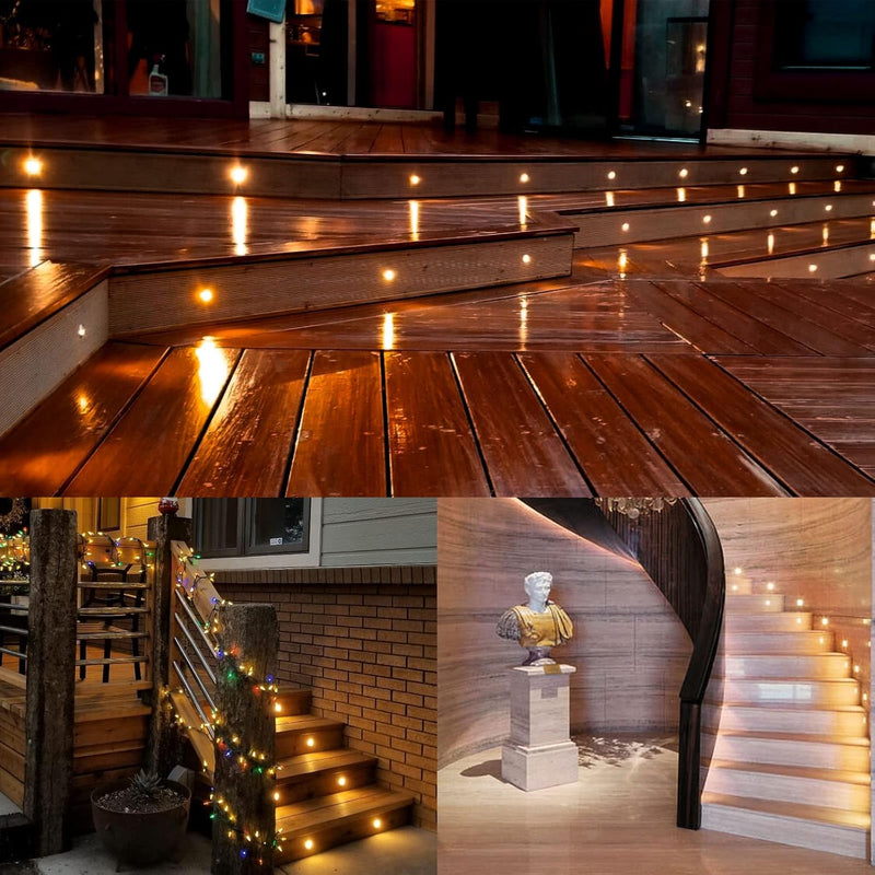 RGB Bluetooth LED Decking Lights Waterproof 30 Packs