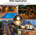LED Decking Lights RGB Waterproof ø30MM 12V App
