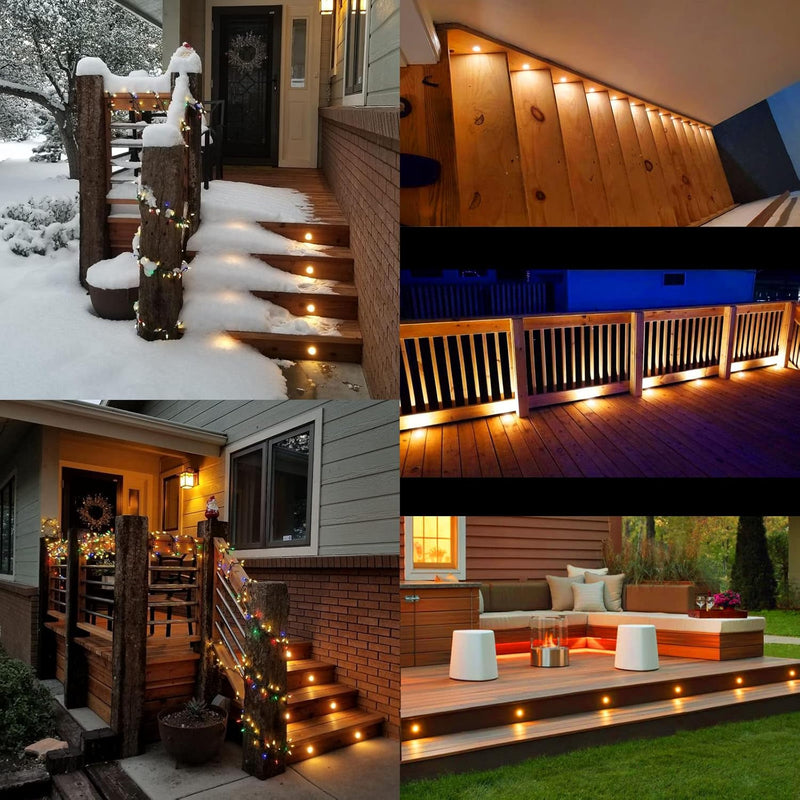 RGB Bluetooth LED Decking Lights Waterproof 30 Packs
