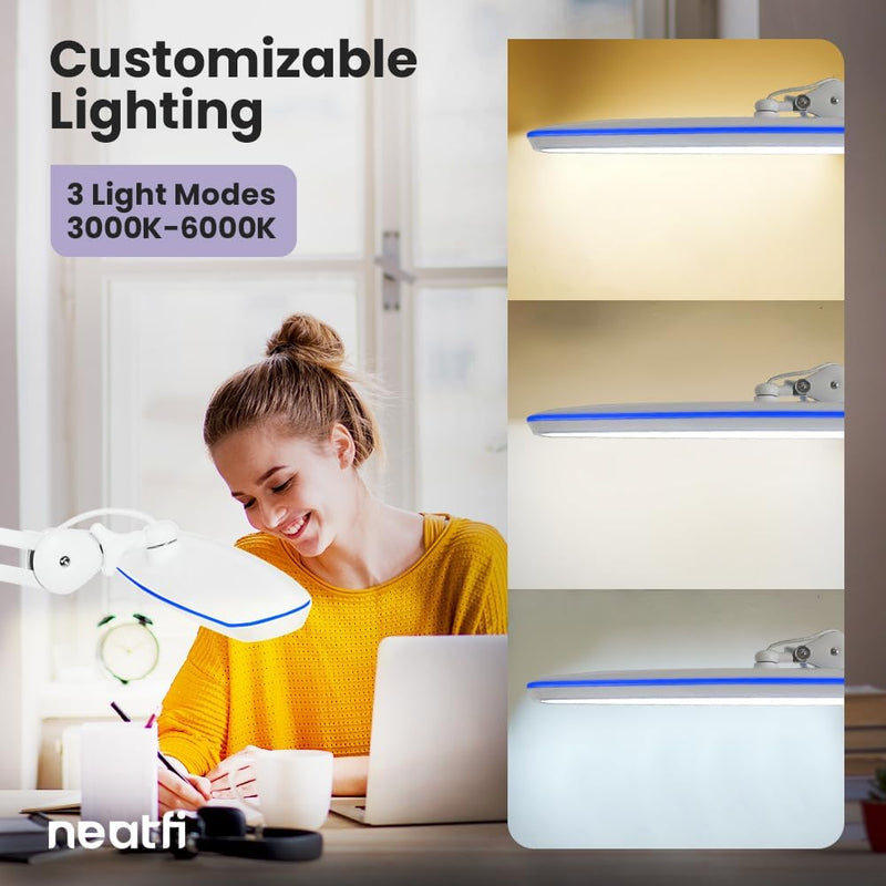 LED Desk Lamp Dimmable Eye-Caring Task Light