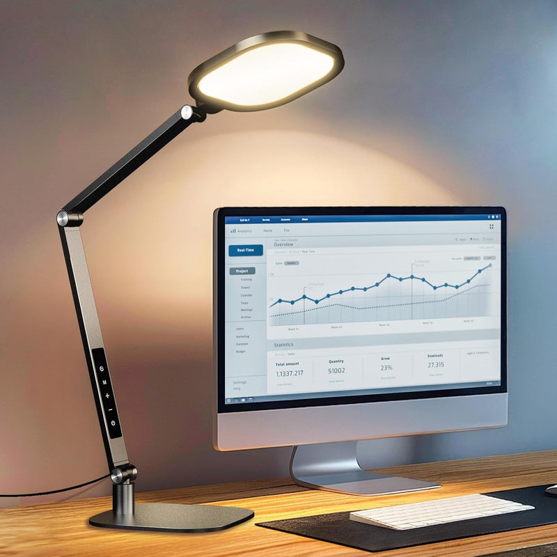 LED Desk Lamp for Home Office 1200lm Dimmable