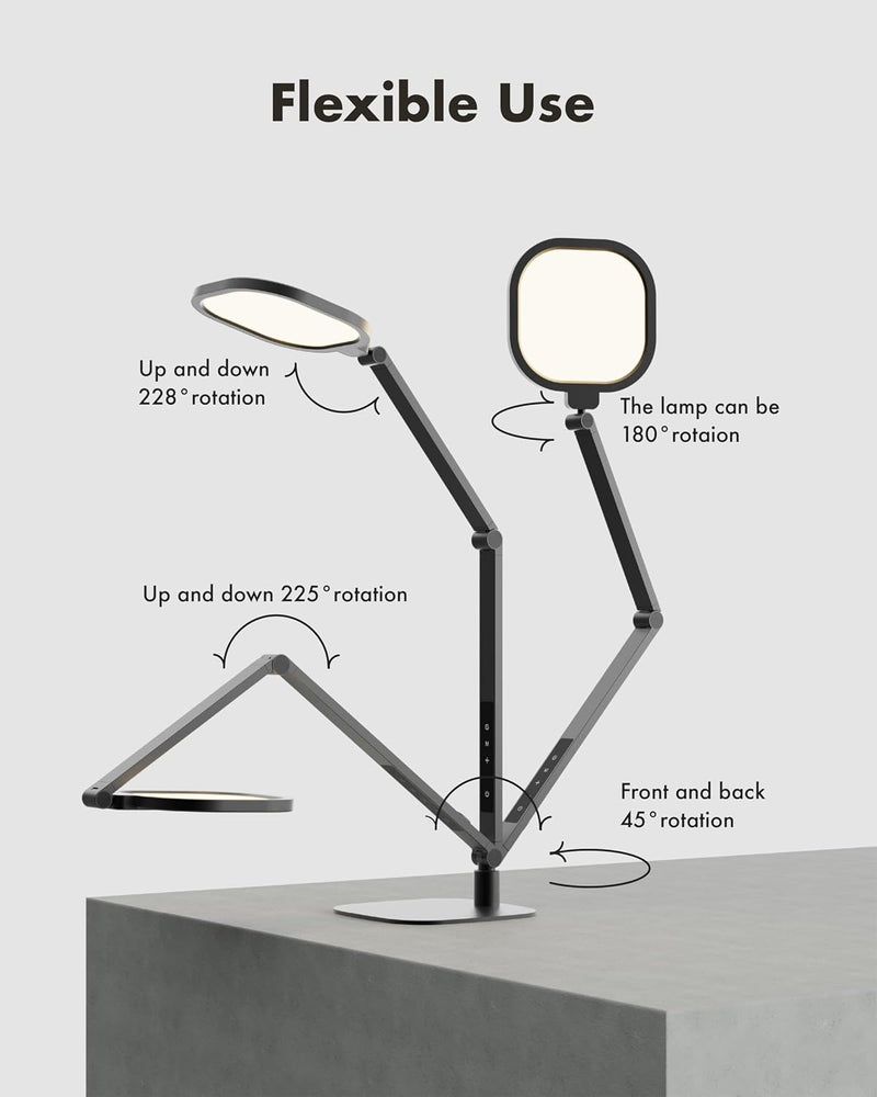 LED Desk Lamp for Home Office 1200lm Dimmable