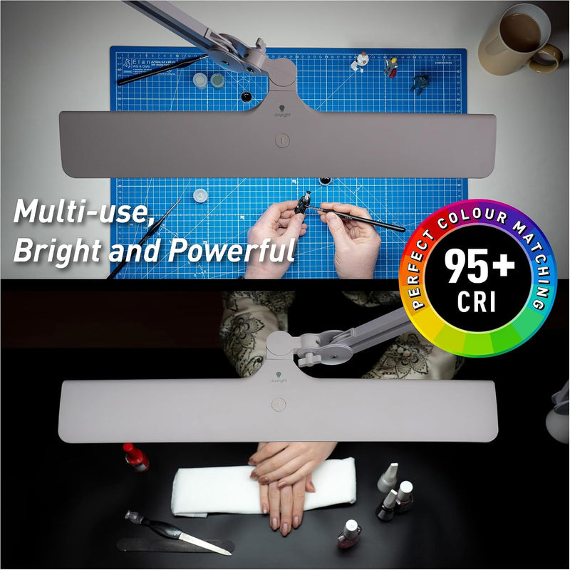 LED Desk Lamp Lux 6000K 95+ Cri Adjustable