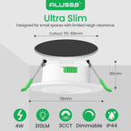 LED Downlights 5W Recessed Ceiling Lights Dimmable 3cct (12 Pack)