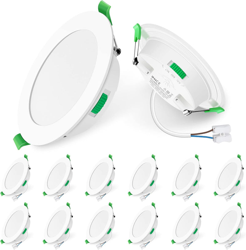 LED Downlights 5W Recessed Ceiling Lights Dimmable 3cct (12 Pack)