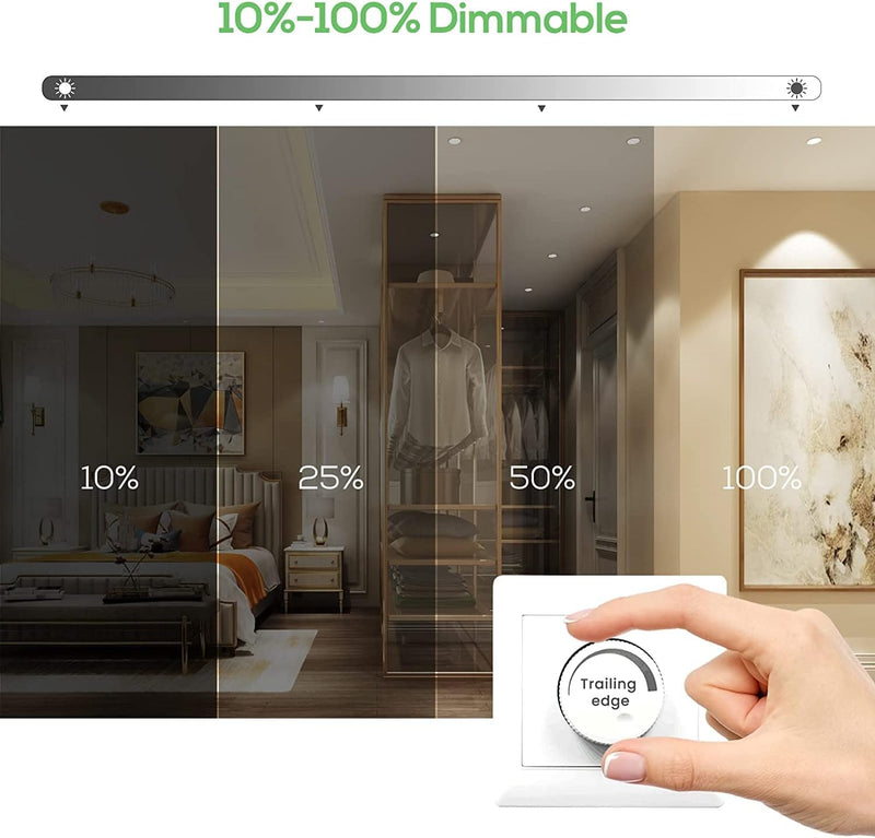 LED Downlights 5W Recessed Ceiling Lights Dimmable 3cct (12 Pack)
