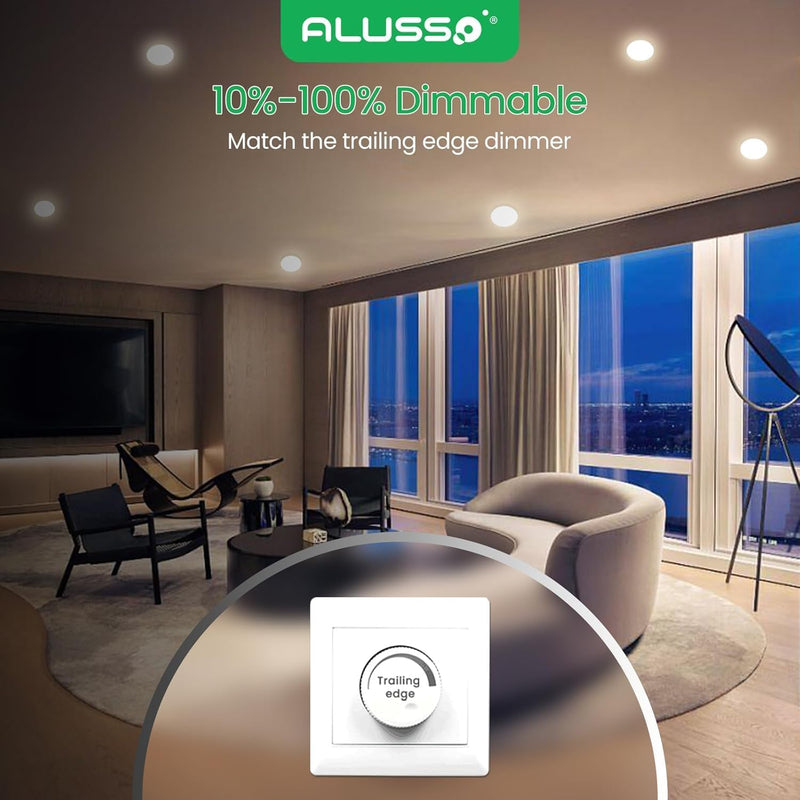 LED Downlights 5W Recessed Ceiling Lights Dimmable 3cct (12 Pack)