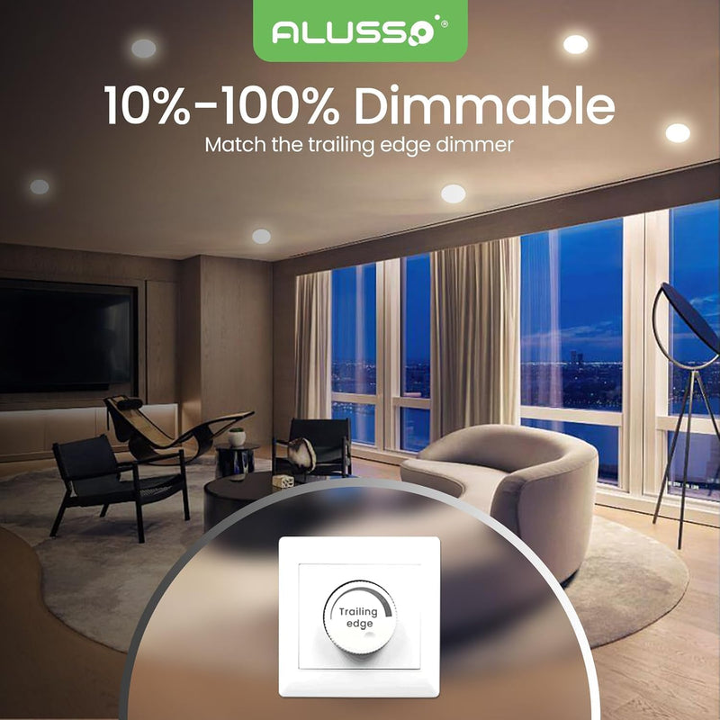 LED Downlights 5W Recessed Ceiling Lights Dimmable 3cct (12 Pack)
