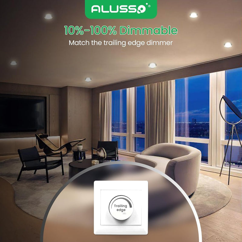 LED Downlights 5W Recessed Ceiling Lights Dimmable 3cct (12 Pack)