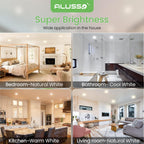 LED Downlights 5W Recessed Ceiling Lights Dimmable 3cct (12 Pack)