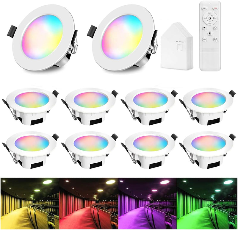 LED Downlights for Ceiling Alexa 9W Bluetooth Rgbwc