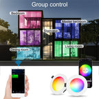 LED Downlights for Ceiling Alexa 9W Bluetooth Rgbwc