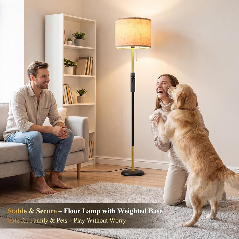 LED Floor Lamp 12W Standing Light with Remote