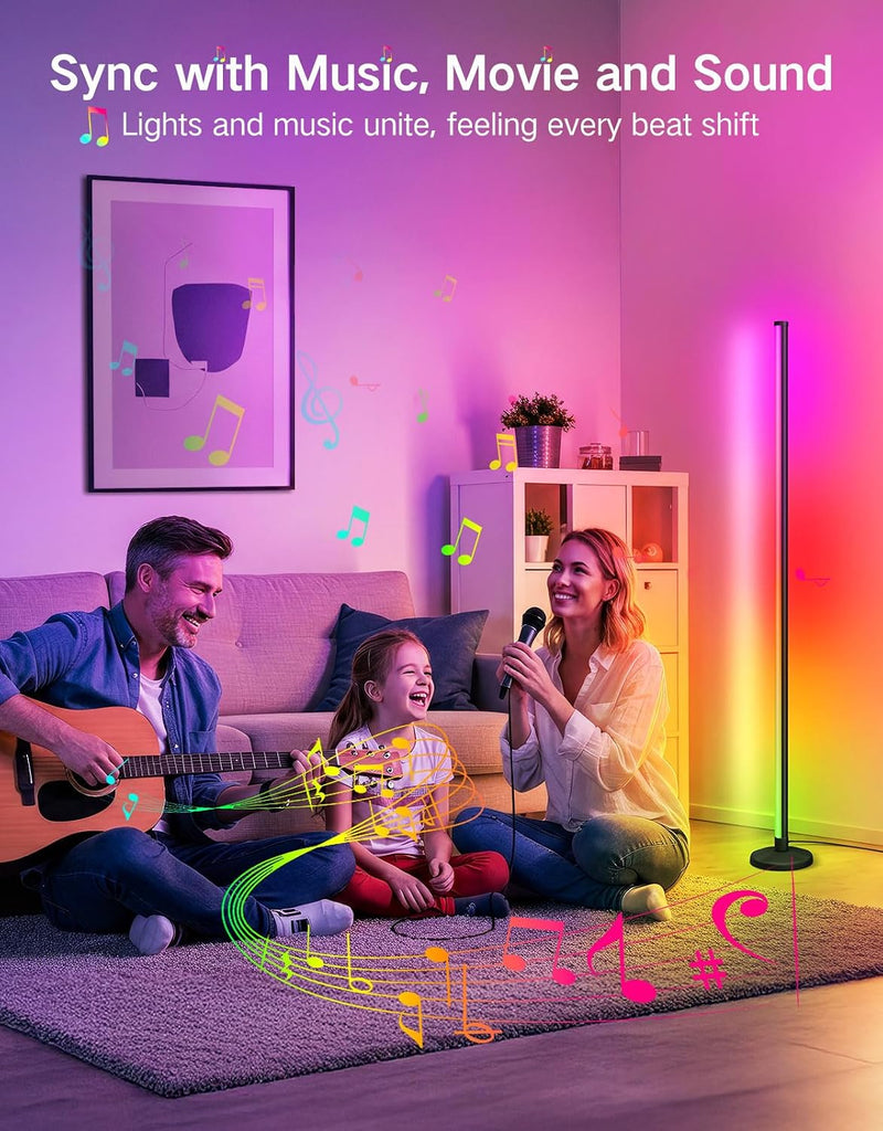 LED Floor Lamp 24W Rgbcw Corner with 256 (2 Pack)