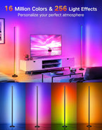 LED Floor Lamp 24W Rgbcw Corner with 256 (2 Pack)
