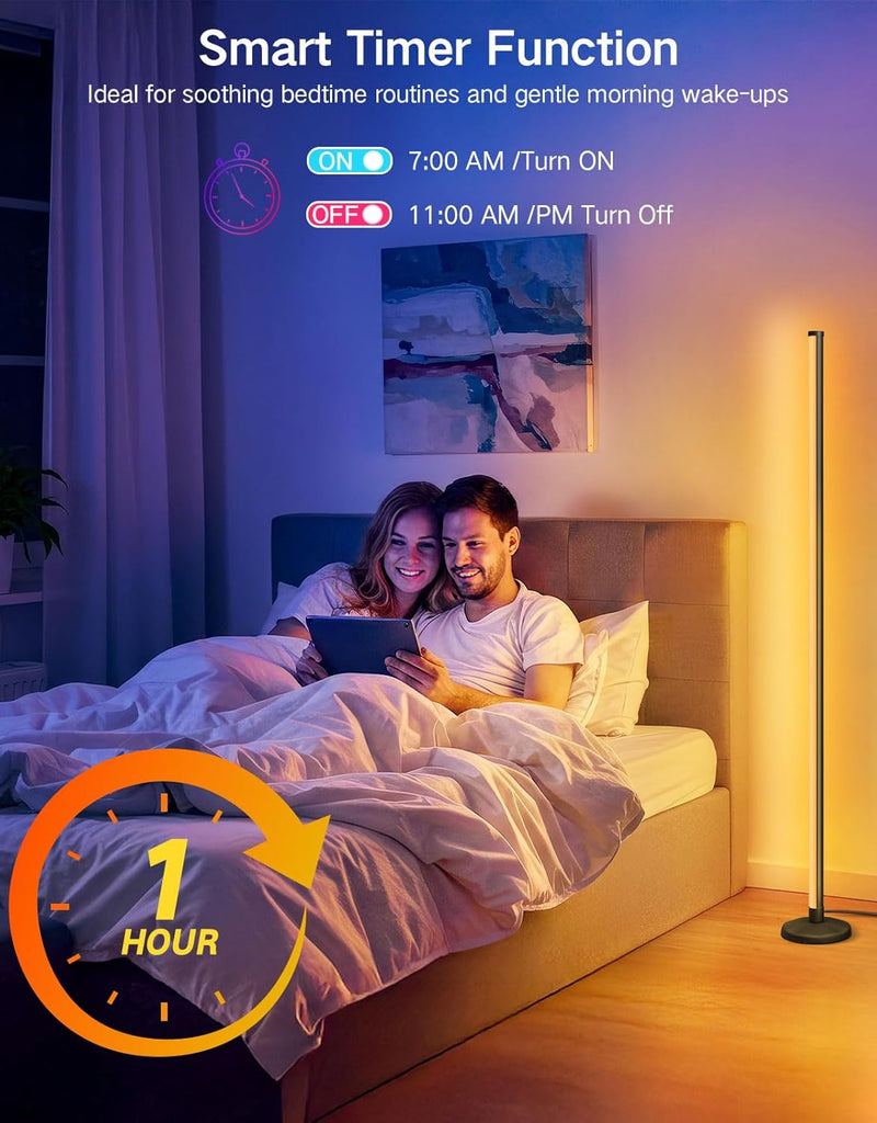 LED Floor Lamp 24W Rgbcw Corner with 256 (2 Pack)