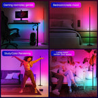LED Floor Lamp 2pcs Alexa Corner with Music