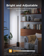 LED Floor Lamp 3 Lite Rgbicww 1400lm Smart