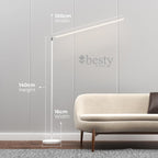 Floor Lamp Dimmable Standing with Remote Control Modern