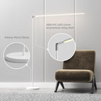 Floor Lamp Dimmable Standing with Remote Control Modern