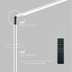 Floor Lamp Dimmable Standing with Remote Control Modern