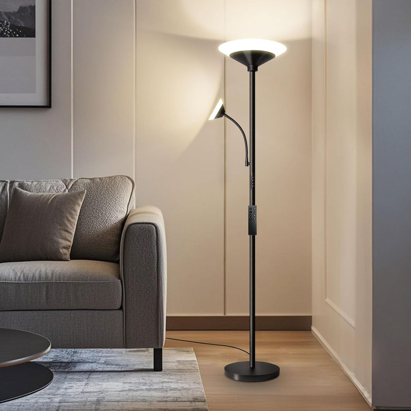 LED Floor Lamp for Living Room 27W Dimmable