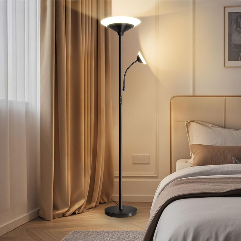 LED Floor Lamp for Living Room 27W Dimmable