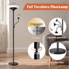 LED Floor Lamp for Living Room 27W Dimmable