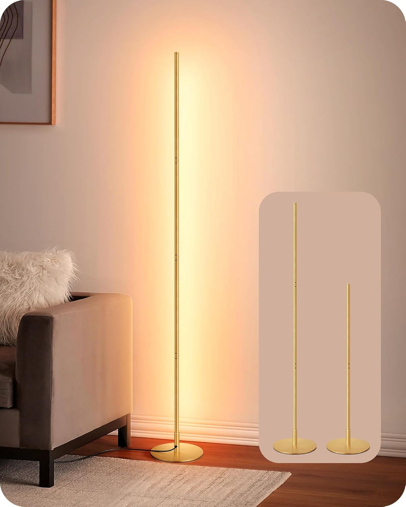 LED Floor Lamp Minimalist Dimmable 3000K Standing (2 Pack)