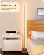 LED Floor Lamp Minimalist Dimmable 3000K Standing (2 Pack)