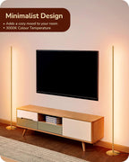 LED Floor Lamp Minimalist Dimmable 3000K Standing (2 Pack)