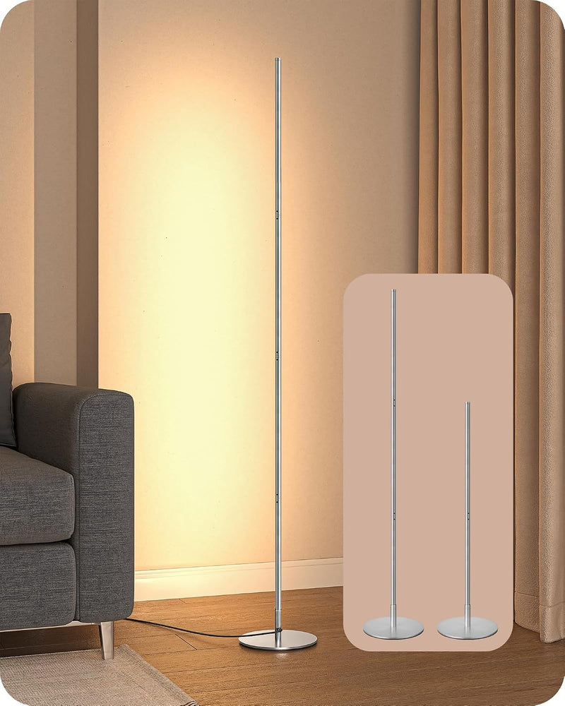 LED Floor Lamp Minimalist Dimmable 3000K Standing (2 Pack)