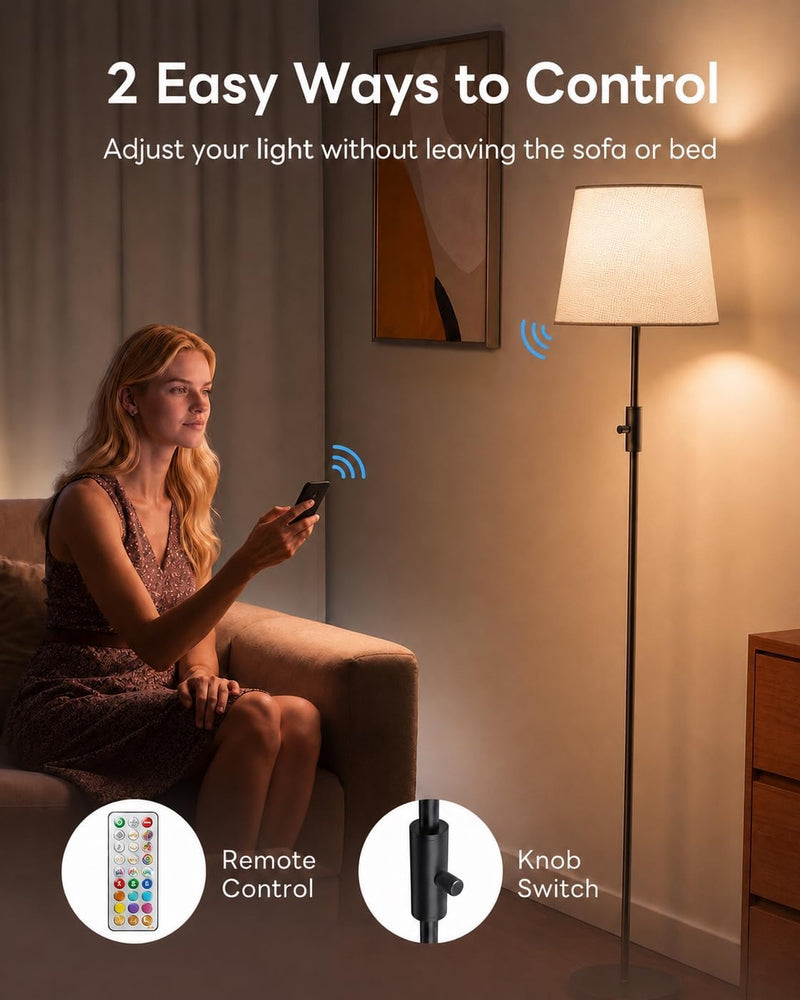 LED Floor Lamp RGB Colour Changing 157CM
