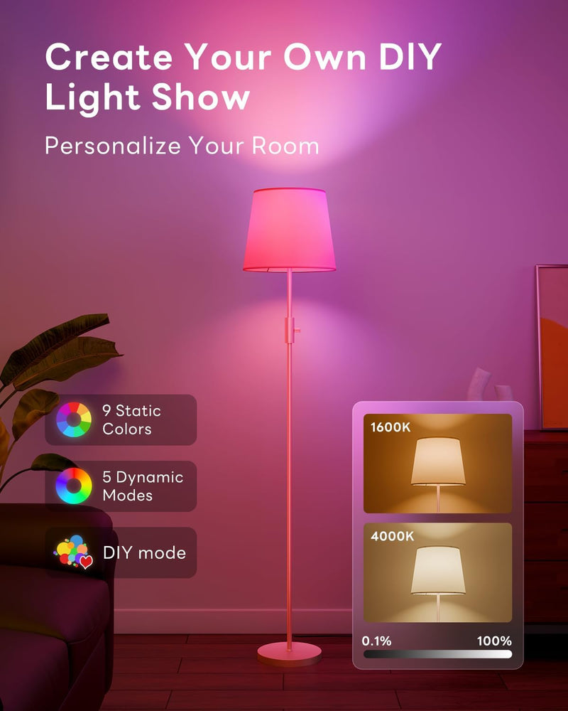 LED Floor Lamp RGB Colour Changing 157CM