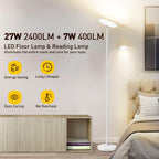 LED Floor Lamp with Reading Mother Father Parent
