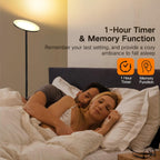 LED Floor Lamp with Reading Mother Father Parent