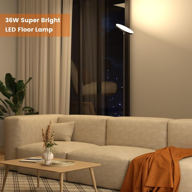 LED Floor Lamps for Living Room 36W Super