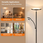LED Floor Lamps for Living Room 36W Super