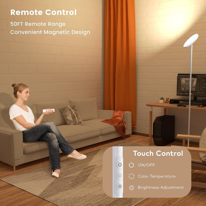 LED Floor Lamps for Living Room 36W Super