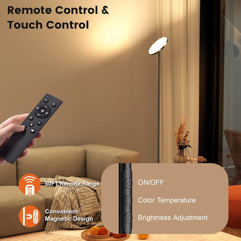 LED Floor Lamps for Living Room 36W Super