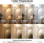 LED Floor Lamps for Living Room 36W Super