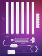 LED Glide Wall Lights Wifi Rgbic Smart Lamp