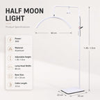 LED Half Moon Light with Remote Controller 36W