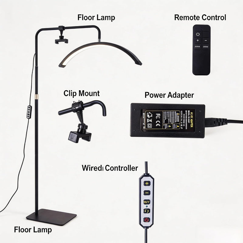 LED Half Moon Light with Remote Controller 36W