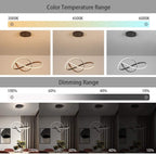 LED Kitchen Island Chandelier Lamp Ceiling 37W 3700lumens