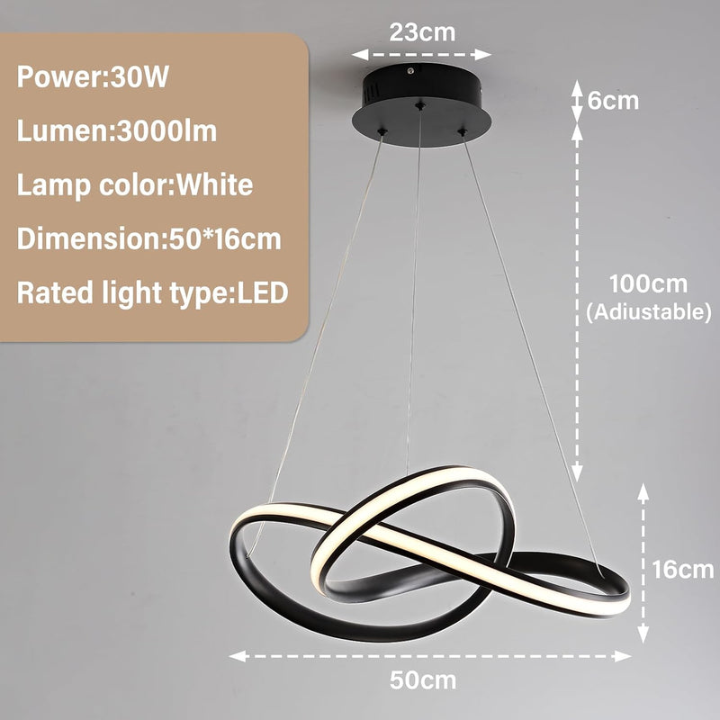 LED Kitchen Island Chandelier Lamp Ceiling 37W 3700lumens