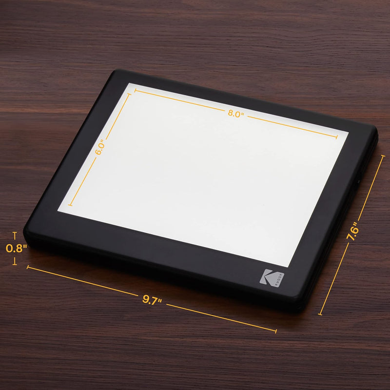 LED Light Box 12”x8” for Negatives Slides Film