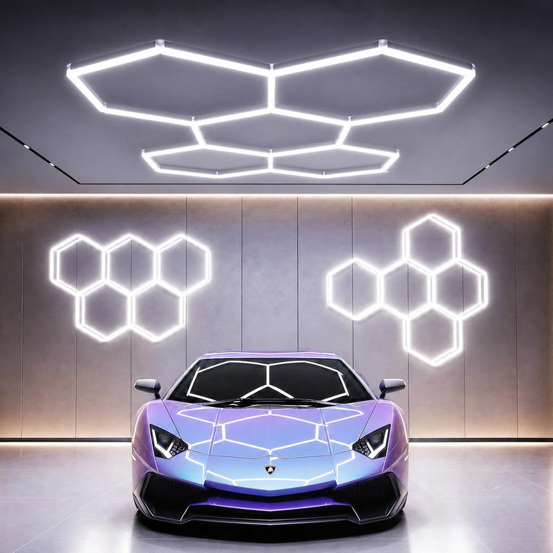 LED Lights 5 Grids Diy Honeycomb Ceiling Light