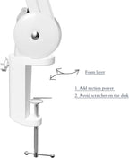 LED Magnifying Lamp Heavy-Duty Workplace Desk 125MM