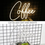 - LED Neon Light Cafe Sign Letters
